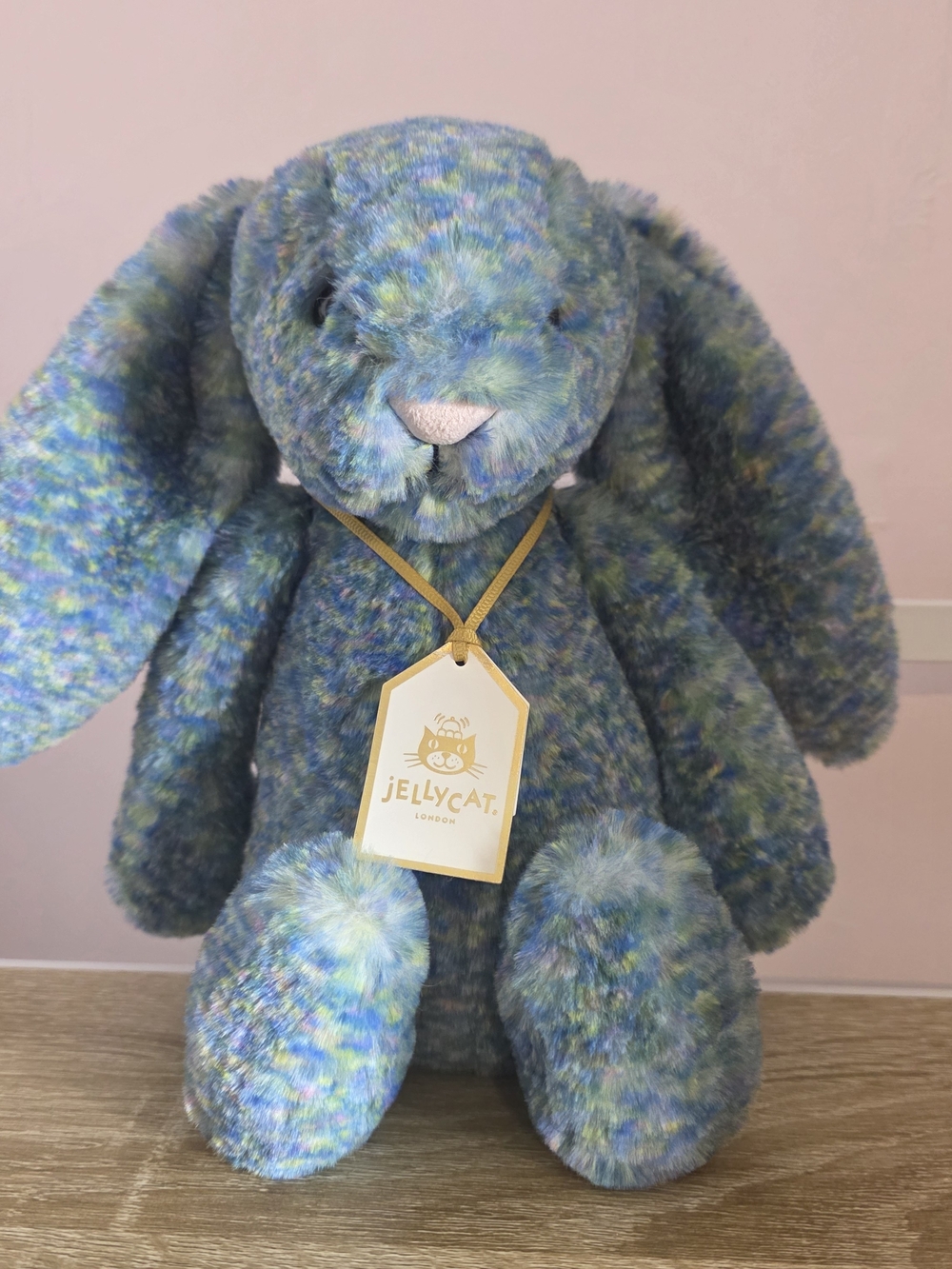 Jellycat Bashful Luxe Bunny Azure Retired NWT